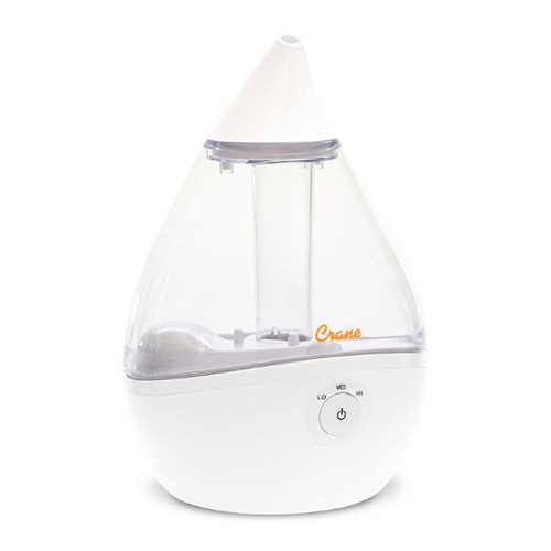 Crane Droplet Shape Humidifier- Clear/White ( Ee- 5302 Cw)