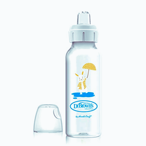 Dr.Brown's-8 oz/250 ml PP N Sippy Spout Bottle, Bunny