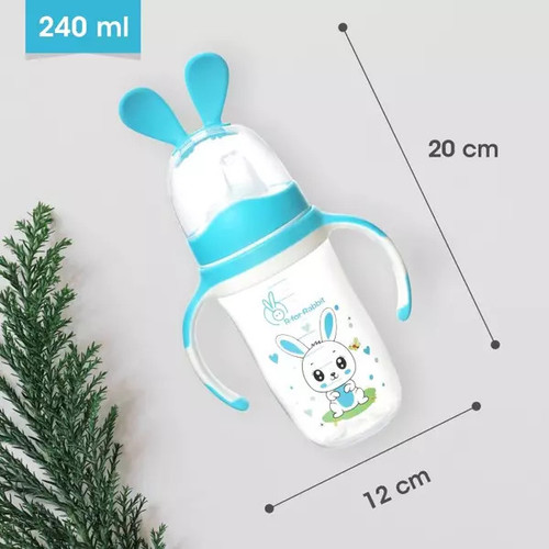 R for Rabbit Bunny Spout Sippy Cup - 240 ml - BLUE