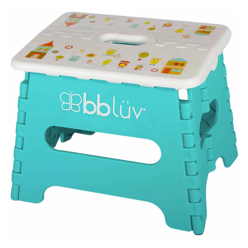 Bbluv Step Folding Step Stool Aqua (B0114-B)