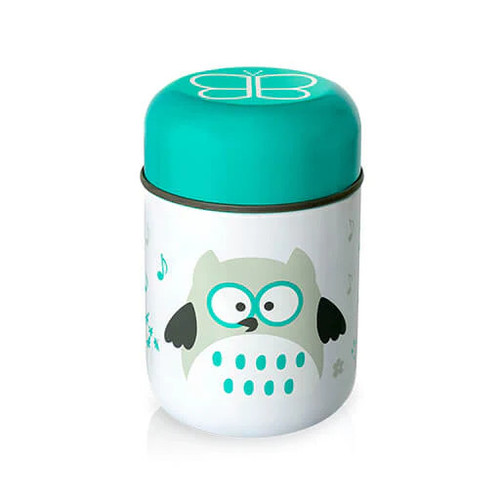 Bbluv Food Thermal food container with spoon Aqua (B0122-A )