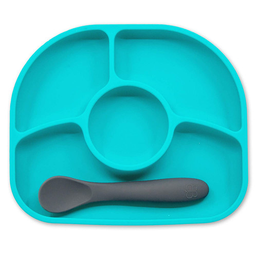 Bblüv Yümi Silicone Plate and Spoon (FDA) Pink (B0145-P)
