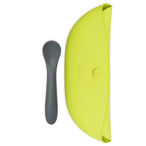 Bbluv  Pöket Portable Silicone Feeding Set FDA Lime or Grey (B0180-L)