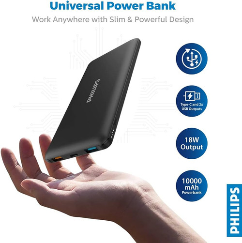 Philips 10000mAh Power Bank-DLP1010C