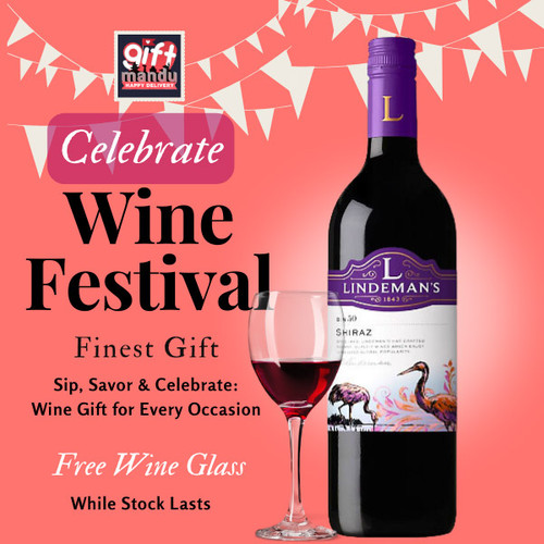 Lindeman's Bin 50 Shiraz Red Wine 750ml + Free Wine Glass