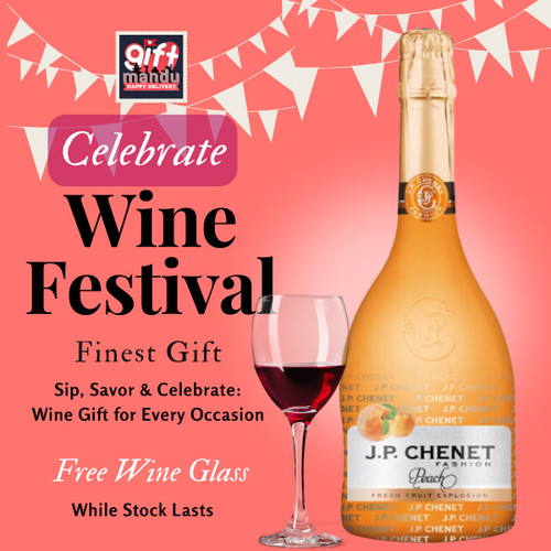 JP Chenet Peach White Wine + Complimentary Wine Glass