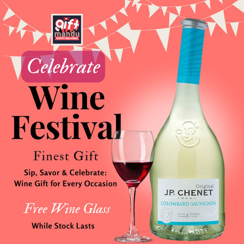 JP Chenet Original Colombard-Sauvignon Wine + Complimentary Wine Glass