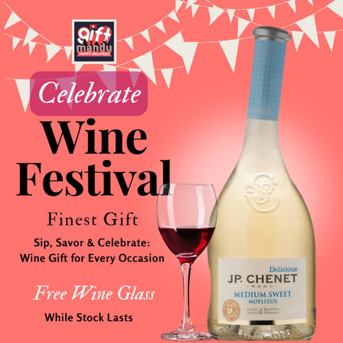 Premium Delicious White Wine 750ml With A Free Wine