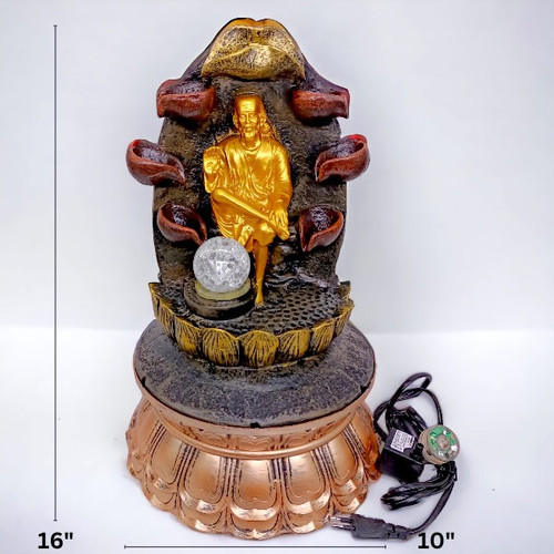 Sai Baba Table Top Fountain for Home Decor