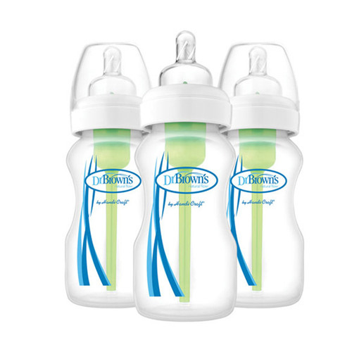 Dr.Brown's 9 oz/270 ml Options+ Wide-Neck Bottle PP3-Pack