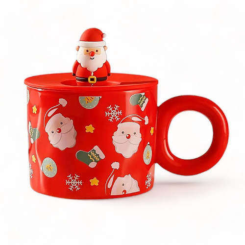 Santa Claus Chunky Ceramic Cup Gift