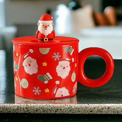 Santa Claus Chunky Ceramic Cup Gift