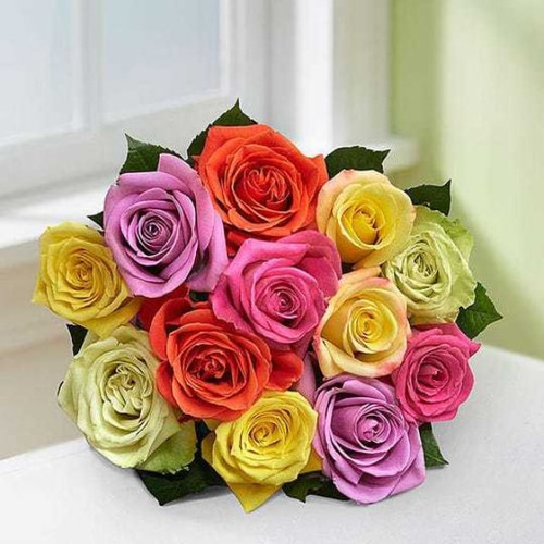 Dozen Assorted Roses (Australia Delivery Only)