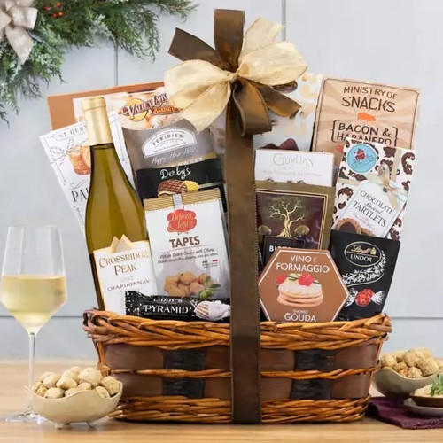 Chardonnay Bon Appetit Basket (USA Delivery Only)