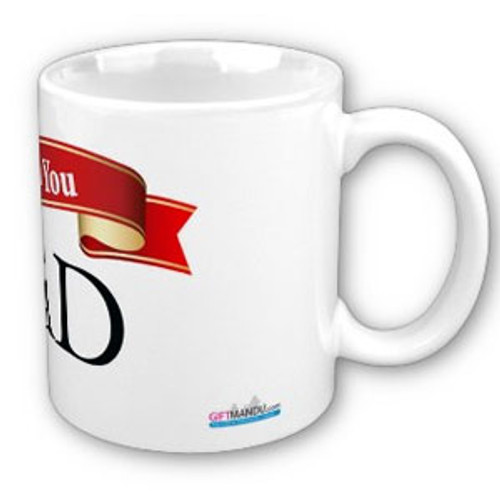 Love you Dad (Ribbon Design) - Send gifts to Nepal