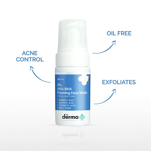 TDC AHA + BHA Foaming Facial Cleanser 100ml