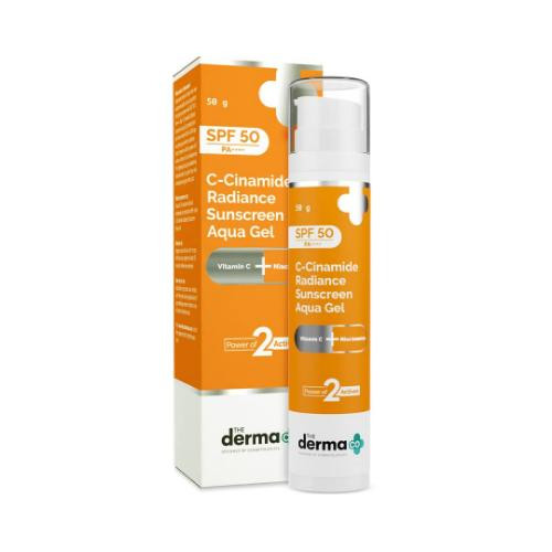 C-Cinamide Radiance Sunscreen Aqua Gel with SPF 50 & PA++++ - 50g