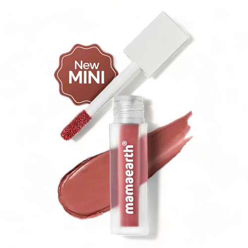 Mamaearth Feather Light Liquid Matte Lipstick- Nude Perfect