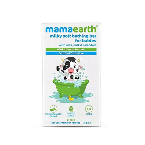 Mamaearth Milky Soft Bathing Bar 75gm