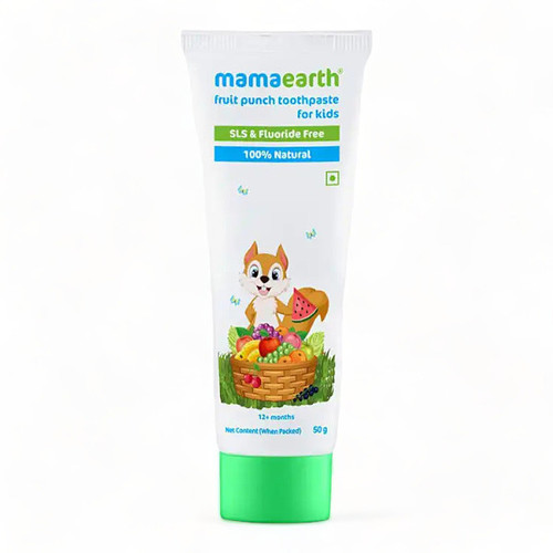 Mamaearth Fruit Punch Toothpaste for Kids- 50 GM