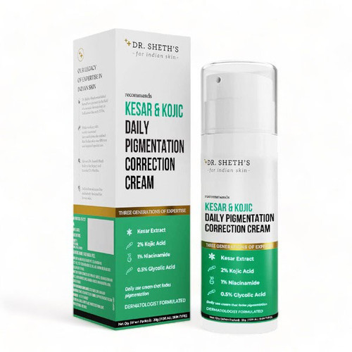 Dr. Sheth's Kesar & Kojic Daily Pigmentation Correction Cream- 30g