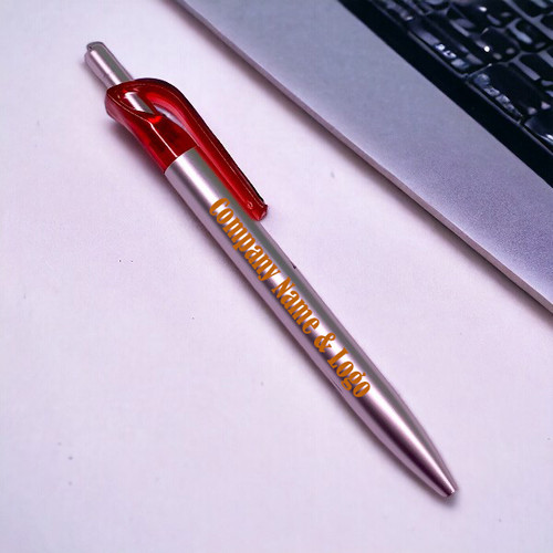 Personalized Silver Color Ball Pen With Black Ink