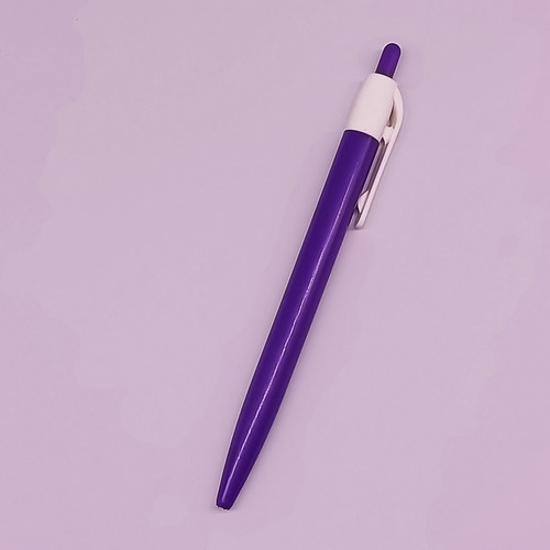 Personalized Purple Pen With Company Name and Logo