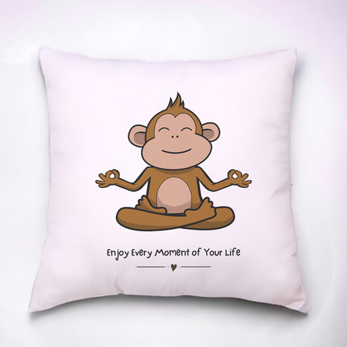 "Enjoy Every Moment" Printed Cushion