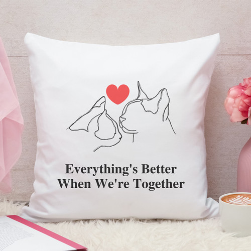Valentines Cushion Print for Couple