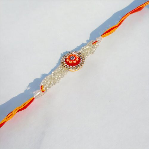 Rakhi Thread Card, Gourmet Chocolates Heart Red Box