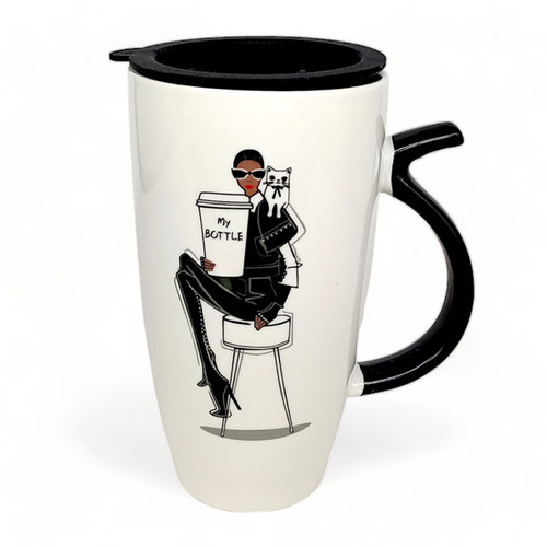 High Quality Ceramic Mug With Lid For Her