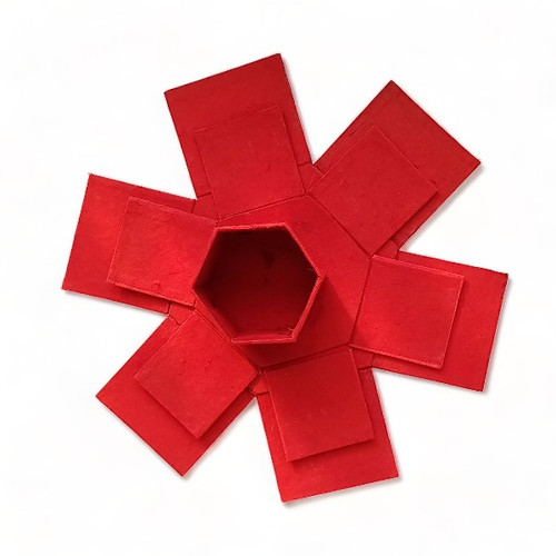 2 Layered Hexagon Shaped Box