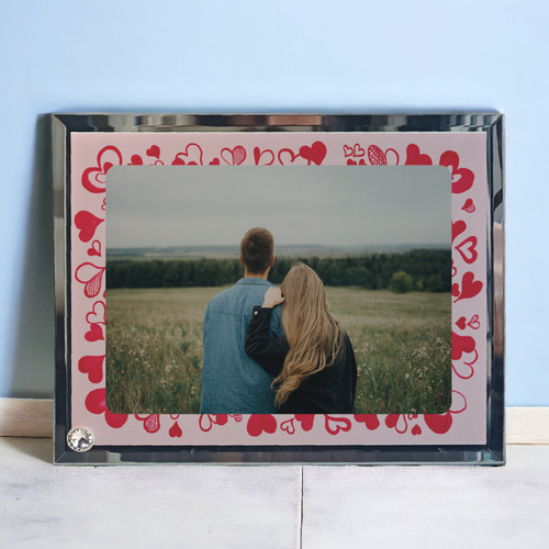 Glass Photo Frame (Your Photo Printed Directly on Glass Surface)