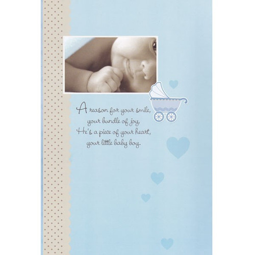 Inside - It's A Baby Boy - Greeting Card - Send gifts to Nepal