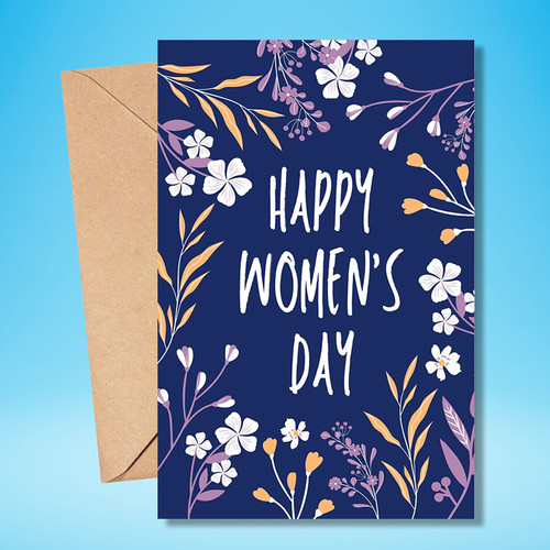 Joyful Women's Day Wishes Card