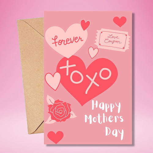 'Love You Forever Mom' Mother's Day Card