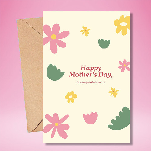 Greeting Card for the Greatest Mom