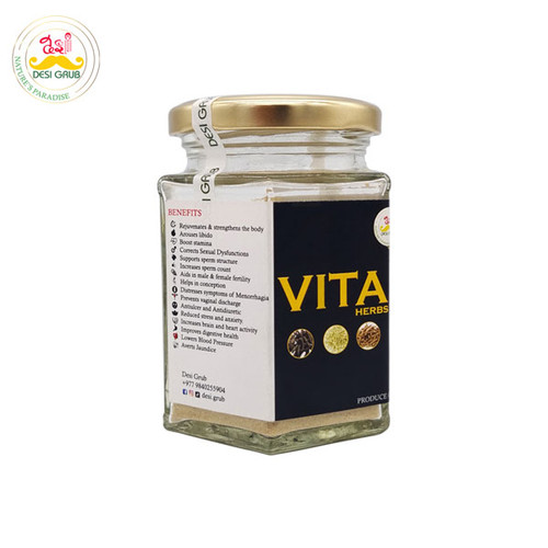 Desi Grub Vita Herbs 100 Gms | Mind- Body-Soul-Spirit Vitality Booster Drink