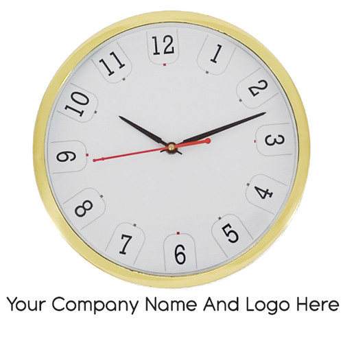 Round Shape Plastic Designer Wall Clock