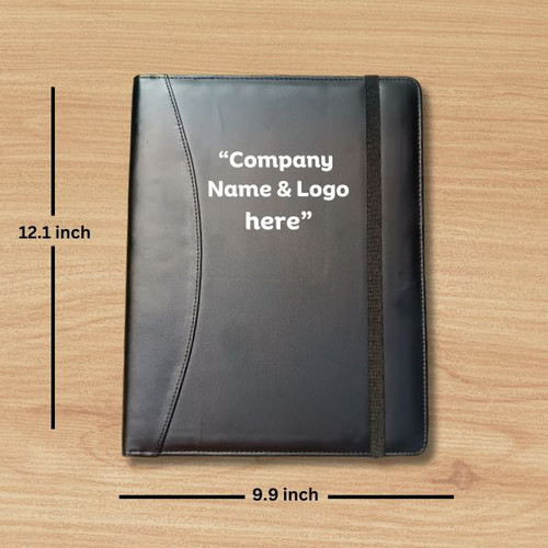 Customizable Black Document Holder