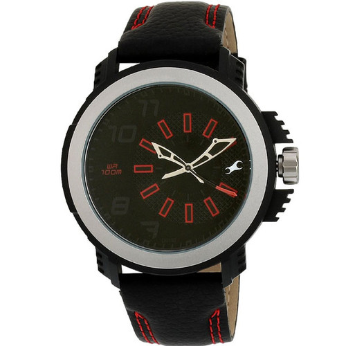 Fastrack Black Dial Analog Watch for Men (38015PL02)