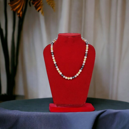 Multi-Colour Pearl Necklace