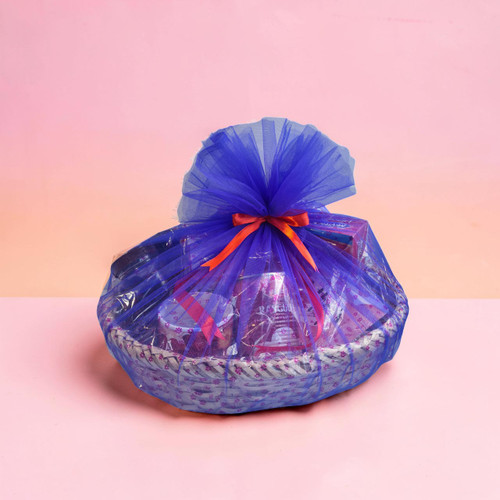 Elegant Mother's Day Snack Selection Basket (MUG FREE)