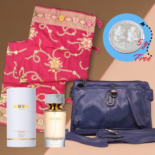 Perfect Gift Hamper For Her With Free Silver Coin