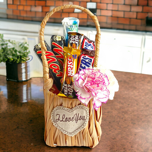 Flower & Choco Basket