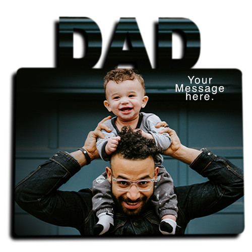 DAD's Personalized Photo Board