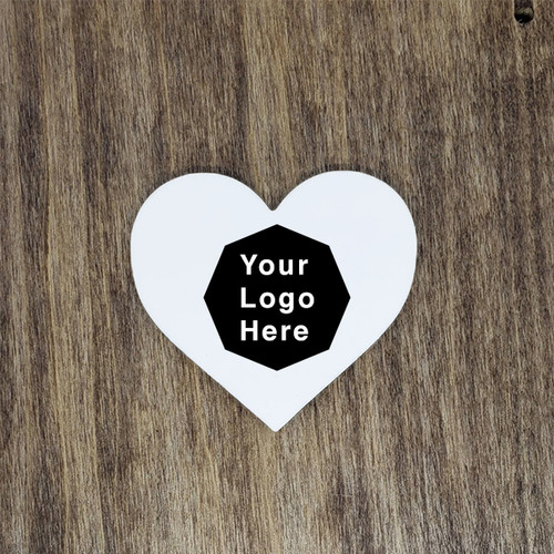 Heart Shaped Magnet With Your Company Logo