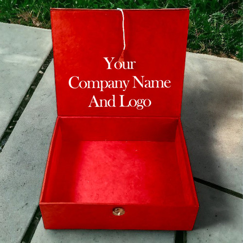 Customizable Blood Red Paper Box