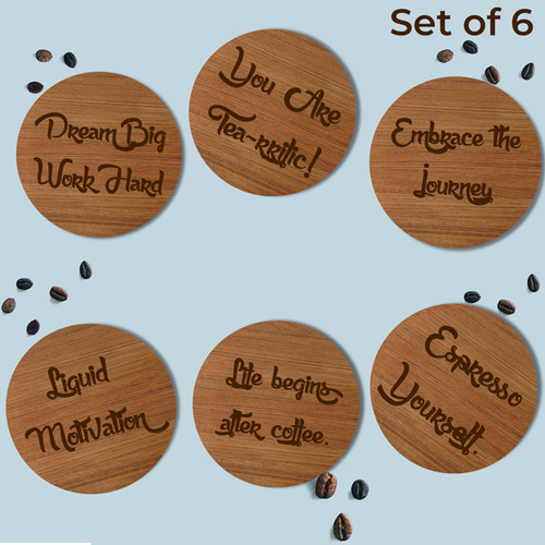 Sip in Style: The Perfect Tea Coaster - Set of 6 Pieces