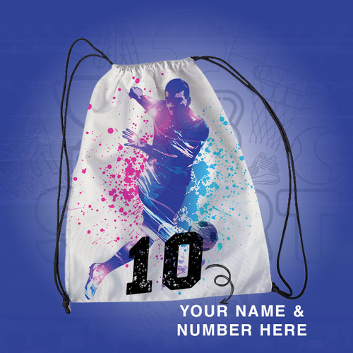 Player Design Drawstring Bag